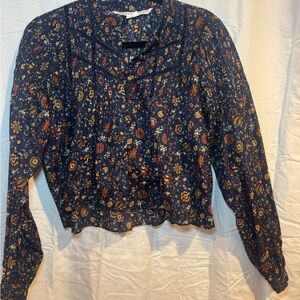 Veronica Beard Floral Long Sleeve Women's Top
